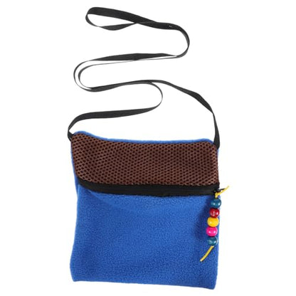 Happyyami Breathable Lizard Bag Guinea Pig Carrier Pet Backpack Carrier Small Reptile Pouch Random Color