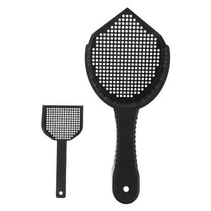VANZACK 2Pcs Cat Litter Scoop Set with Fine Sifting Ergonomic Handle for Quick Cleaning of Cat Litter Boxes and Reptile Waste for Pet Owners