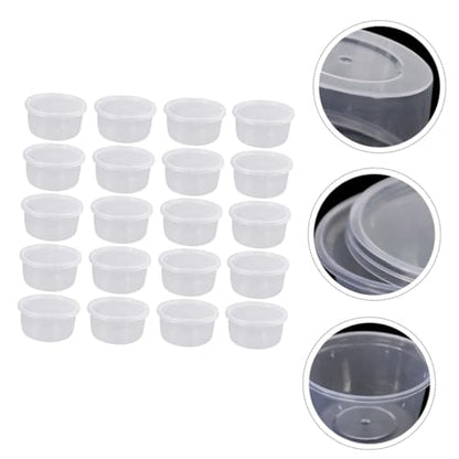 Mikikit 20Pcs Boxes Reptile Breeding Boxes Durable White Containers for Spiders Lizards Frogs and Pets for Quarantine and Comfortable Living Environment