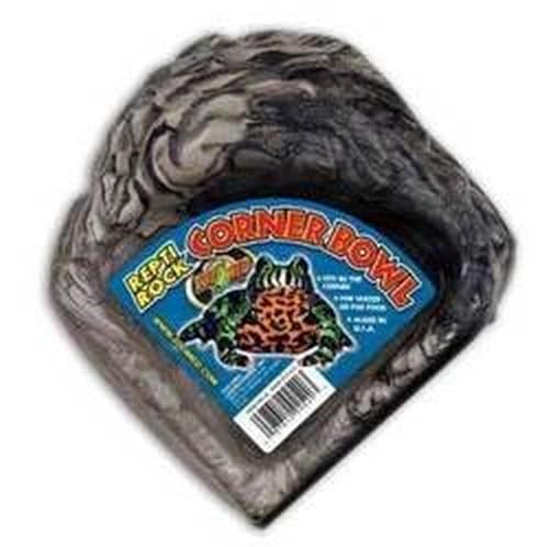 Zoo Med Reptile Rock Corner Water Dish, Large - Assorted colors - size: Large
