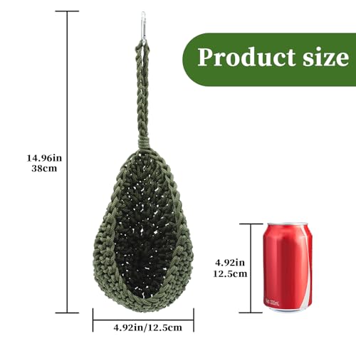 Snake Tank Accessories, Hanging Nylon Woven Hammock for Reptile, Habitat Enrichment Accessories for Snake, Gecko and Other Small Animals