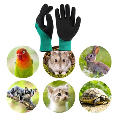 Bird Training Anti-Bite Gloves, Parrot Chewing Working Security Protective Gloves, Small Animal Handling Anti Bites Glove for Small Animal Pet Squirrels Hamster Parrotlets