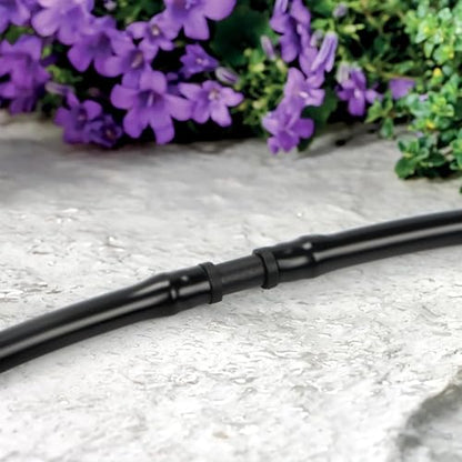 RedChili 160 Pack Drip Irrigation 1/4" Barbed Fittings Kit, Drip System Parts Double Barbed Connectors Includes Couplings Tees Elbows Plugs Fits 1/4-Inch Drip Tubing for Drip Line Connection - size: 1/4" Barbed Fitting-160P