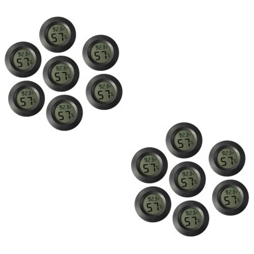 Totority 14pcs Mini Humidity and Temperature for Reptiles and Terrariums Compact Digital Hygrometer for Indoor Use Lightweight and Portable
