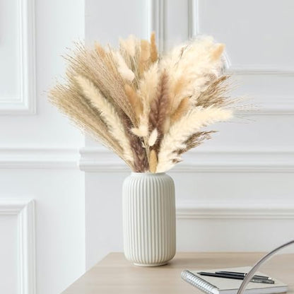 610 PCS Dried Pampas Grass Decor, Dried Flower Bouquets for Wedding, Home, Centerpiece Table, Modern Home, Western Living Room, Nurserie, Nursery, Boho Room, Beach, Women Office, and Boho Decor