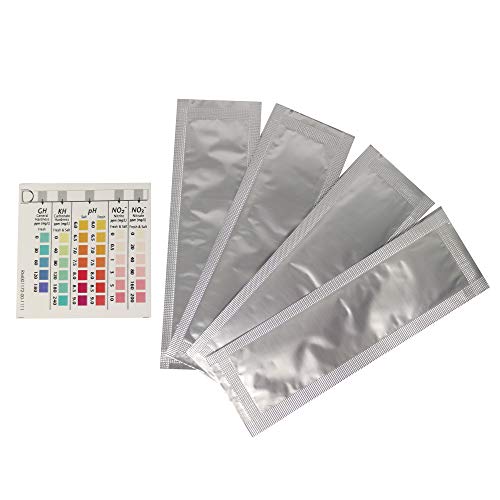 API 5-IN-1 TEST STRIPS Freshwater and Saltwater Aquarium Test Strips 4-Count Box - size: 4-Count