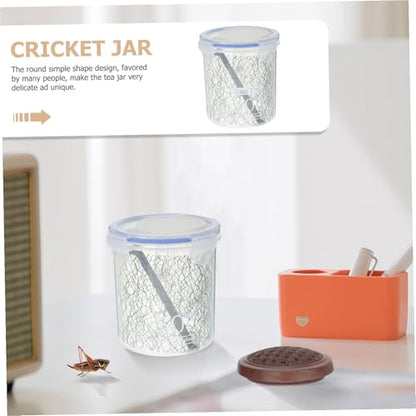 DECHOUS Feeding Container Durable Mantis Breeding Box with Transparent Design for Reptiles Pets and Insect Habitat Showing