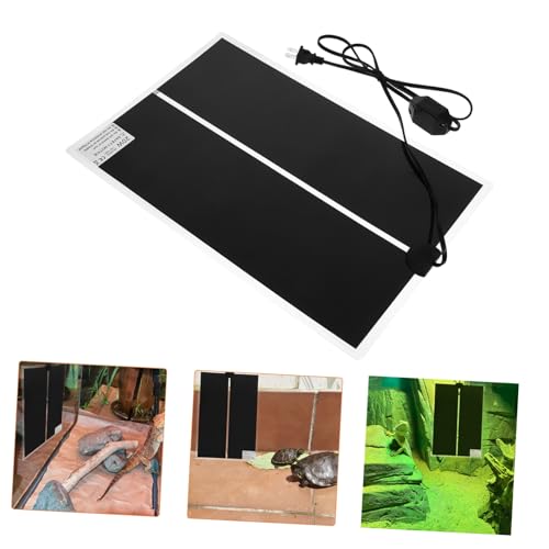Levemolo 3pcs Reptile Heating Pad Thermostat for Terrarium Under Tank Heater for Snakes Lizards and Crabs Standard Voltage