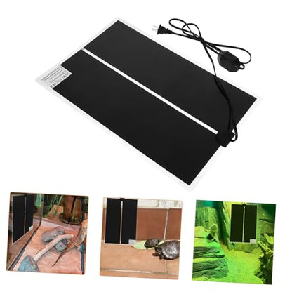 Levemolo 3pcs Reptile Heating Pad Thermostat for Terrarium Under Tank Heater for Snakes Lizards and Crabs Standard Voltage