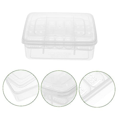 Happyyami Unbreakable Plastic 16 Compartment Egg Tray for Incubator Reptile Hatchery Box Observation Window