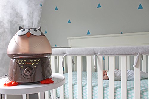 Crane Animal Humidifier for Bedroom, Ultrasonic Cool Mist for Baby Nursery, Adjustable Settings, Auto Shut-Off, Owl - color: Owl