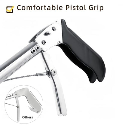 Snake Tong Collapsible Reptile Grabber Rattle Snake Catcher Stainless Steel Wide Jaw Handling Tool with Lock and Comfortable Grip Handle (39inch-100cm - style: 39 inch-Collapsible