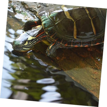 Angoily 1pc Tortoise Basking Platform for Aquariums Floating Turtle Climbing Island Easy to Clean Decoration for Reptile Terrariums Suitable for Turtles Lizards and Bearded Dragons