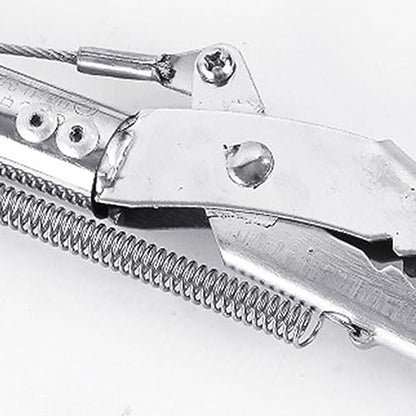 Snake Catcher Reptile Grabber Rattlesnakes Grabber Fish Catcher Stainless Steel Foldable Seafood Tongs Snake Clip Durable Self Lockable Tool, 75cm