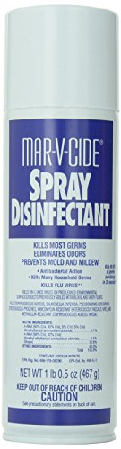 Spray Disinfectant, 16.5 oz – Hospital-Grade Disinfectant & Deodorizer Spray, Kills Germs, Bacteria, Viruses, Fungus & Mildew – For Salons, Barbershops, Gyms & Homes