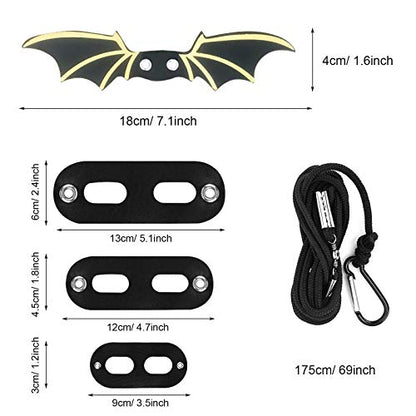 4 PCS Adjustable Bearded Dragon Harness and Leash, 2 Style 3 Size Adjustable Reptile Lizard Leash, 2 PCS Feeding Tweezers for Lizard Reptiles Amphibians Small Pet Animals
