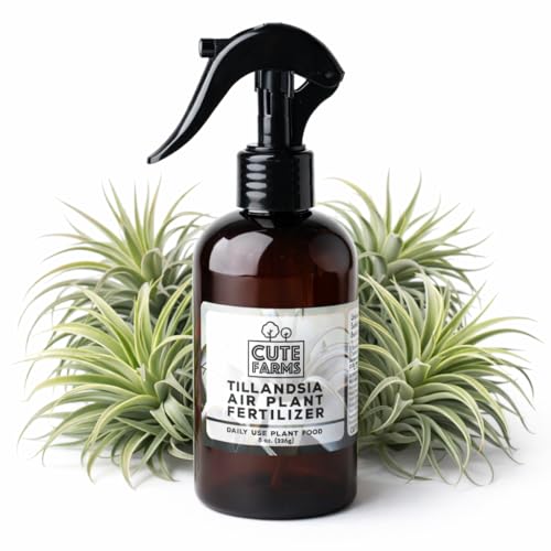 Cute Farms Tillandsia Air Plant Fertilizer | Gentle Daily Use Formula | Formulated Nutrients for Air Plants 8 oz - size: 8 oz