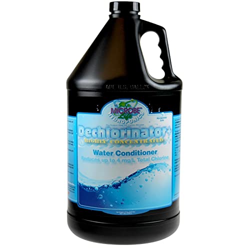 Microbe Life Hydroponics Premium Dechlorinator for Hydroponics Gardens, Chlorine and Chloramine Neutralizing Full-Function Water Conditioner for Fruits, Vegetables, and Herbs, 1 Gallon - size: 1 gallon