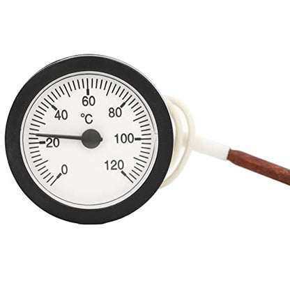 Portable Accurate Bimetal Thermometer for Industrial Use, Small Size, Ideal for Reptiles or Plants, ABS Material