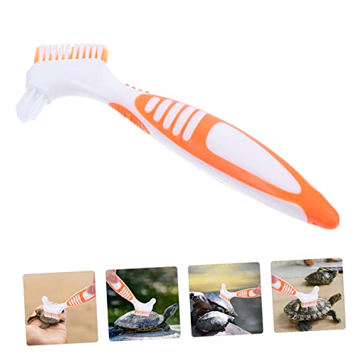 Abaodam Turtle Shell Cleaning Brush Aquatic Tortoise Shell Scrubber Brush Reptile Tank Cleaning Tool for Turtle Aquarium