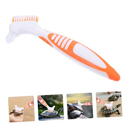 Abaodam Turtle Shell Cleaning Brush Aquatic Tortoise Shell Scrubber Brush Reptile Tank Cleaning Tool for Turtle Aquarium
