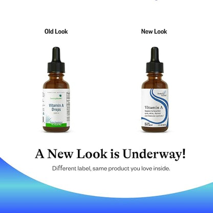 Seeking Health vitamin A Drops - Eye & Skin Health Supplement with Retinyl Palmitate - Liquid Vitamin Support with Antioxidant Support - Soy-Free & Gluten-Free - 1 fl oz, 1500mcg (600 Servings)