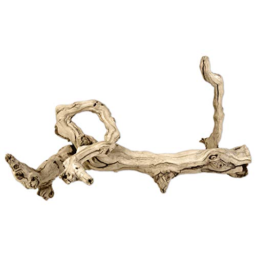 Koyal Wholesale 18" Natural Grapevine, Sandblasted Reptile Wood Branches, Terrarium Grapewood, Reptile Branch, Grapewood Branch, Grapevine Wood for Wedding Centerpieces, Branch Decor