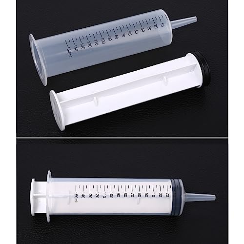 150ml Large Syringes for Liquid, Oral, Scientific Labs, Measurement, Dispensing, with Cap- 3 Pack 150 ml Syringe - style: 150 ml