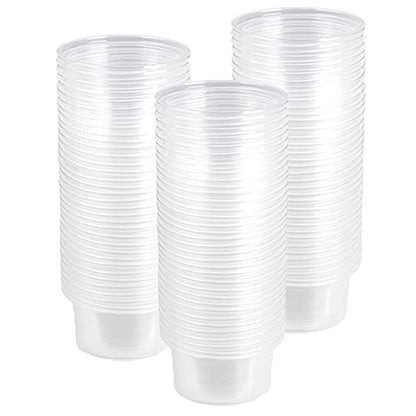 1oz Crested Gecko Food Cups, 100Pcs Reptile Plastic Feeding Dish