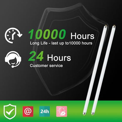LUCKY HERP T8 30W UVB 5.0 Reptile Light, UVA UVB Reptile Light Bulb 2 Pack, Fluorescent Lamp for Reptiles Amphibians Lizards Chameleons - size: 36inch 5.0
