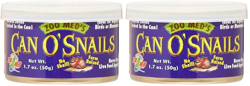 Zoo Med Can O' Snails Turtle Food, 1.7-Ounce (Pack of 2) - size: 1.7 Ounce (Pack of 2)