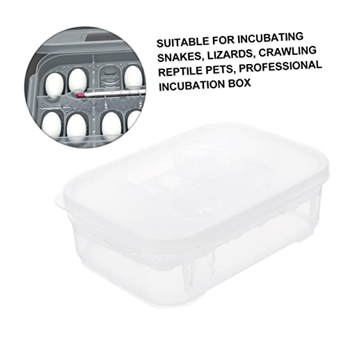 Kisangel Reptile Tank Accessory Hatching Incubation Box Breeding Box Reptile Substrate Tray
