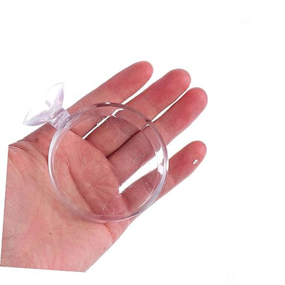6pcs Cup Feeding Dish for Reptiles and Fish Food Trays for Aquatic Supplies Easy to Install and Clean for Freshwater Environments