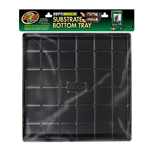 Zoo Med Substrate Bottom Tray for ReptiBreeze - 18" x 18" - size: Large Fits NT12 18 L x 18 W x 2 H