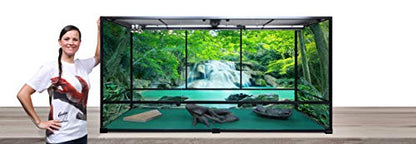Carolina Custom Cages, 72Lx24Wx36H Giant Deep Extra-Tall Terrarium; Easy Assembly