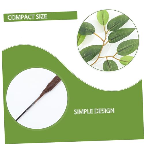 2pcs Reptile Simulation Plant Hanging Rattan Decor for Terrarium Habitat Lifelike Leaves for Lizards Snakes Crabs More Creates Natural Hiding Spots and Vibrant Environment