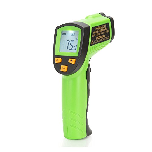 OEMTOOLS 25245 Infrared Thermometer, No-Contact Thermometer for Hot, Hazardous, and Hard-to-Reach Objects, Laser Pointer for Accurate Temperature Measurement