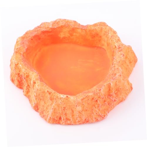 LIOOBO Crawling Food Dish for Lizards Reptile Feeder Odorless Reptile Supplies Water Storage Basin Pet Food Container Lizard Tank Accessories