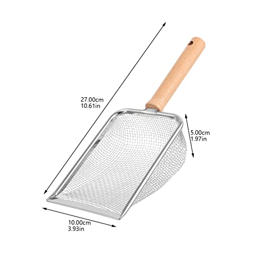 BESPORTBLE Reptile Litter Scoop Comfortable Handle for Easy Cleaning for Turtles Lizards and More Mesh for Efficient Waste Removal