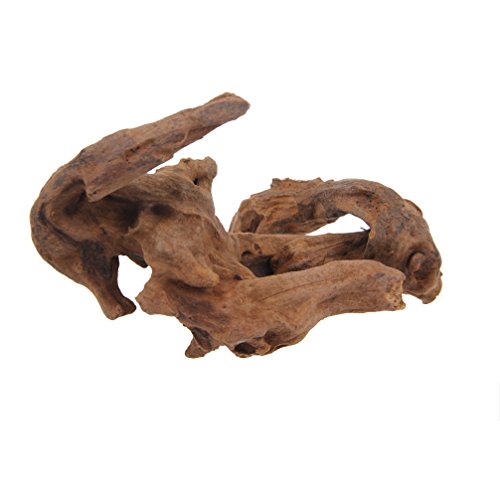 EmoursTM Aquarium Sinkable Driftwood Fish Tank Decoration (Small) - size: Small