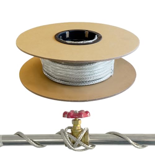 HEATIT Mobile Home 100' Heat Cable HTM Braid Self Regulating heating Tape | Cut the cable to your required length for custom installations on residential or commercial projects. - size: 100 Feet
