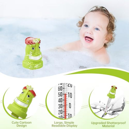 Floating Pool Thermometer, Large Display with String Easy to Read, Shatter Resistant, Water Temperature Thermometer for Outdoor & Indoor Swimming Pools, Spas, Hot Tubs, Aquariums(Tiki) - color: Tiki