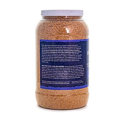 Fluker's High Calcium Mealworm Diet, Can Be Used as a Gut-Loading Food or Bedding, 3 lbs. - size: 3 Pound (Pack of 1)