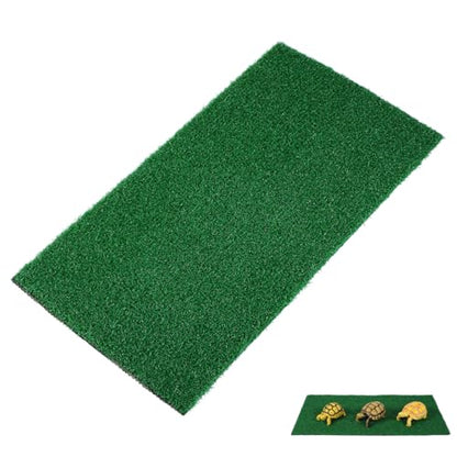 jojofuny Artificial Grass Turf: Turtle Basking Ramp, Aquatic Grass Lawn, Simulation Reptile Turf for Pet, Fish Tank Reptile Ramp Terrace Turtle Resting Basking Platform