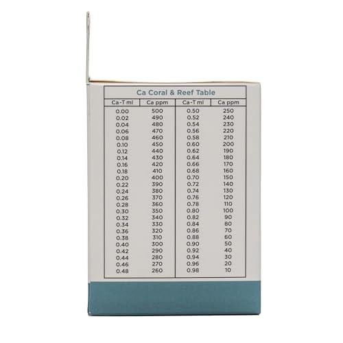 Monitor Calcium/Magnesium Test KIT for Coral & Reef (120 Tests)