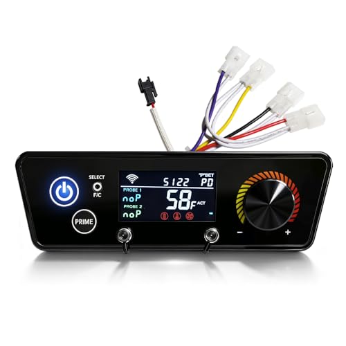 Upgraded WiFi and Bluetooth PID Trapezoid Control Board with Smart APP Control for Pit Boss Wood Pellet Grill Lexington 540/Classic 700/Austin XL 1000/440FB1 Matte Black Models - size: PID Trapezoid Control Board