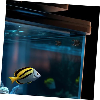 Toddmomy 12pcs Aquarium Suction Cups with Clips Secure Airline Tubing Decorations for Fish Tanks Shrimp Nests and Reptile Hammocks Easy Installation Firm Grip