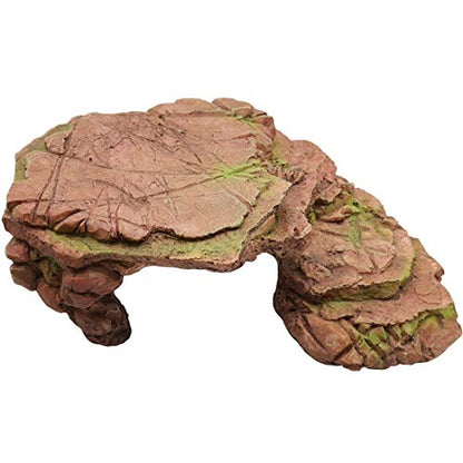 TIHOOD Turtle Platform Rectangular Aquarium Fish Tank Adjustable Turtle Basking Platform Reptile Resting Terrace Tortoise Climbing Platform