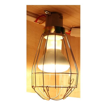 Ceramic Heat Emitter Bulb Guard Scalding Reptile Heat Lamp Cover Reptile Heat Lamp Mesh Cover