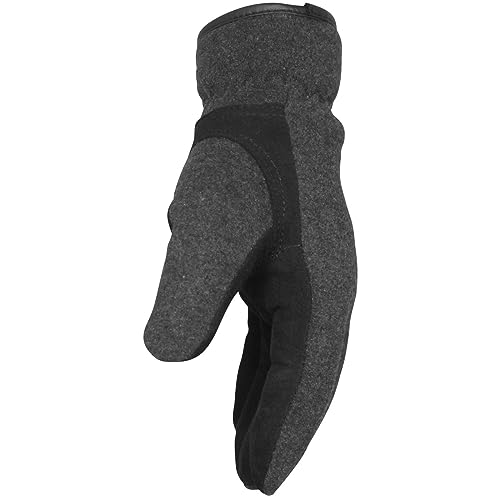 Caiman Leather Palm Gloves - size: Large